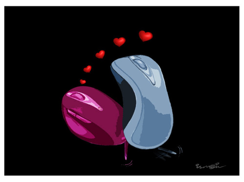 Cartoon: LOVE !.. (medium) by ismail dogan tagged amour