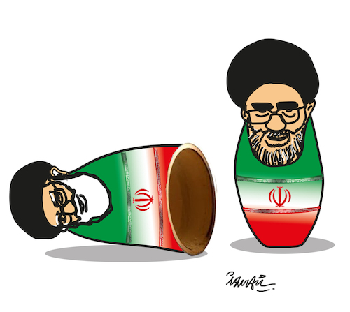 Cartoon: Matryoshka (medium) by ismail dogan tagged iran
