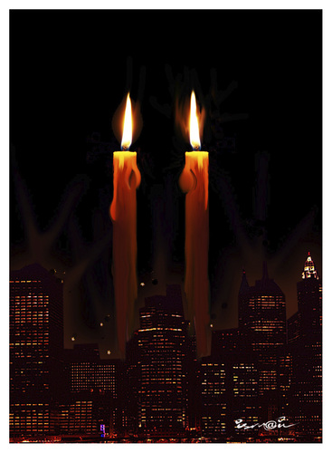 Cartoon: September 11 .. (medium) by ismail dogan tagged 11,september