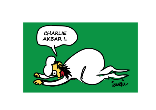 Cartoon: tribute Charlie Hebdo (medium) by ismail dogan tagged charlie,hebdo