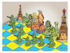 Cartoon: Chess game (small) by ismail dogan tagged russia,war