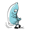 Cartoon: condom (small) by ismail dogan tagged world,aids,day