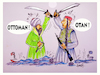 Cartoon: confrontation (small) by ismail dogan tagged mediterranean