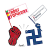 Cartoon: French elections 2024 (small) by ismail dogan tagged french,elections,2024