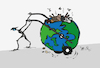 Cartoon: garbage collector (small) by ismail dogan tagged waste,pollution