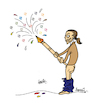 Cartoon: Happy New Year 2023 (small) by ismail dogan tagged 2023