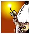 Cartoon: KAMIKAZE (small) by ismail dogan tagged the flame of paradise
