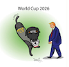 Cartoon: Playing ball (small) by ismail dogan tagged world,cup,2026