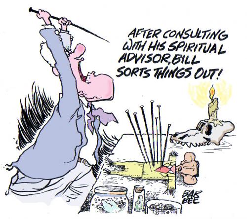 Cartoon: CLINTON rage (medium) by barbeefish tagged the,clinton,temper