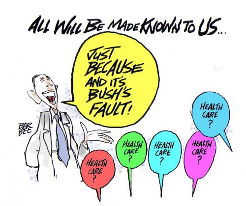 Cartoon: NO DETAIL (medium) by barbeefish tagged obamaspeak