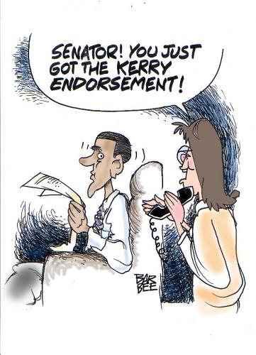 Cartoon: obama (medium) by barbeefish tagged oh,no,