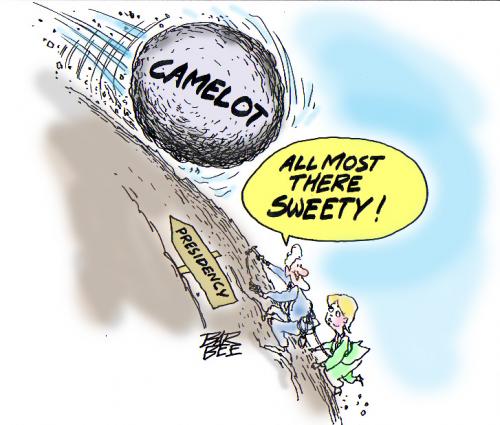Cartoon: political (medium) by barbeefish tagged camelot,