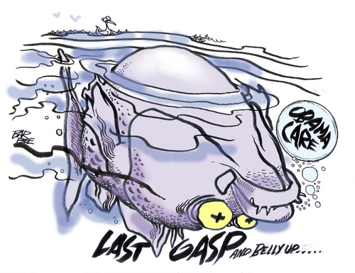 Cartoon: stink (medium) by barbeefish tagged healthcare
