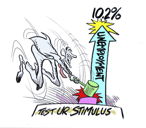 Cartoon: SURPRISE (medium) by barbeefish tagged stimulus