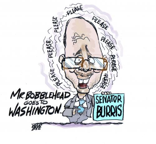 Cartoon: TWIST (medium) by barbeefish tagged burris