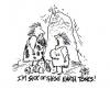 Cartoon: cave (small) by barbeefish tagged decorating,