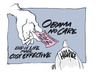 Cartoon: death (small) by barbeefish tagged obama