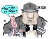 Cartoon: FCC crackdown on free speech (small) by barbeefish tagged target,talk,radio
