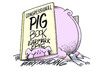 Cartoon: just published (small) by barbeefish tagged pork
