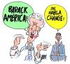 Cartoon: non ENGLISH (small) by barbeefish tagged barack,america