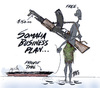 Cartoon: off shore marketeer (small) by barbeefish tagged somalia