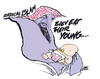 Cartoon: pure evil (small) by barbeefish tagged radical