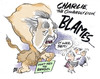 Cartoon: RANGEL BLAMES (small) by barbeefish tagged blames