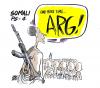 Cartoon: SOMALI PIRATE SCHOOL (small) by barbeefish tagged no law in the land