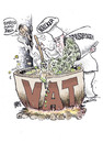 Cartoon: value added tax (small) by barbeefish tagged obama