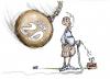 Cartoon: where the rubber hits the road (small) by barbeefish tagged obama