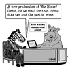 Cartoon: War Horse (small) by cartoonsbyspud tagged cartoon,spud,hr,recruitment,office,life,outsourced,marketing,it,finance,business,paul,taylor