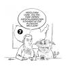 Cartoon: Danke für den Kommentar (small) by ian david marsden tagged schwein,nachrichten,depression,börse,kollaps,no,future,marsden,