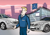 Cartoon: Illustration for Mercedes-Benz (small) by ian david marsden tagged corporate,company,mercedes,benz,illustration,firma,business,illustrator,professional