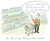 Cartoon: Milchpfand (small) by habild tagged 2024,flaschensammler,armut,mehrweg,supermarkt,neuerung