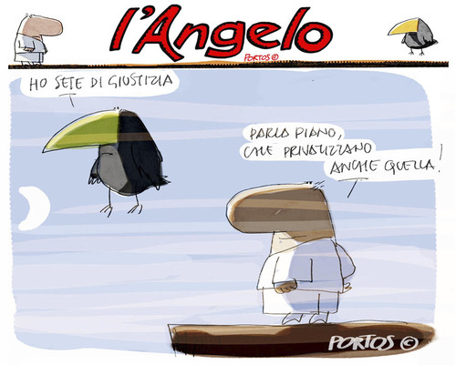 Cartoon: Acqua Italiana privatizzata Ital (medium) by portos tagged water,privatized