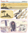 Cartoon: that s life (small) by portos tagged desert island castaway