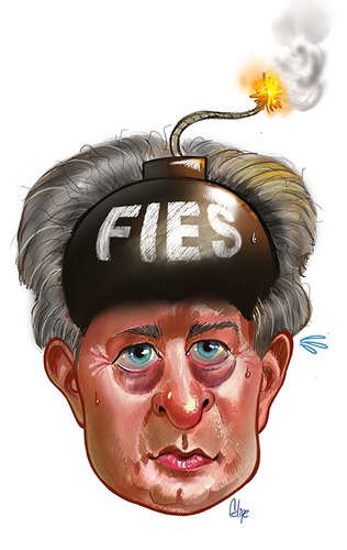 Cartoon: Fies Bomb (medium) by Felipe Moreira tagged brazil