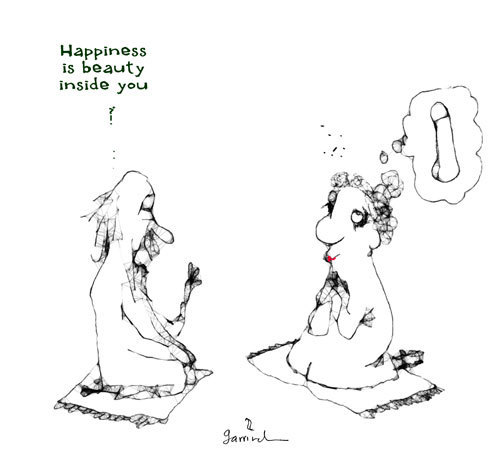 Cartoon: Advice (medium) by Garrincha tagged sketch