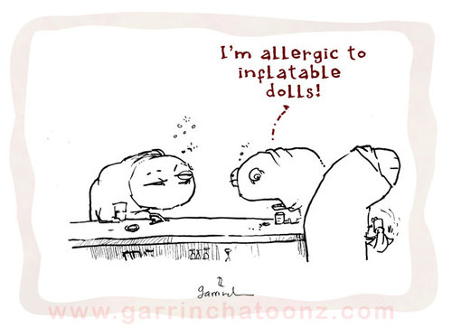 Cartoon: Allergy (medium) by Garrincha tagged 