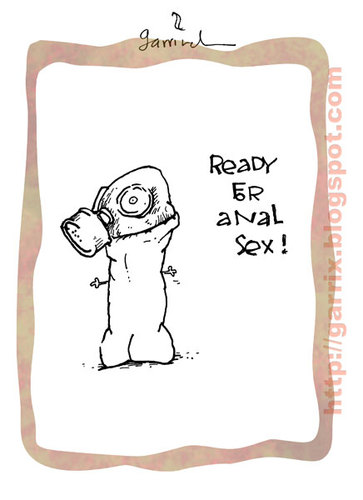 Cartoon: anal ready (medium) by Garrincha tagged 