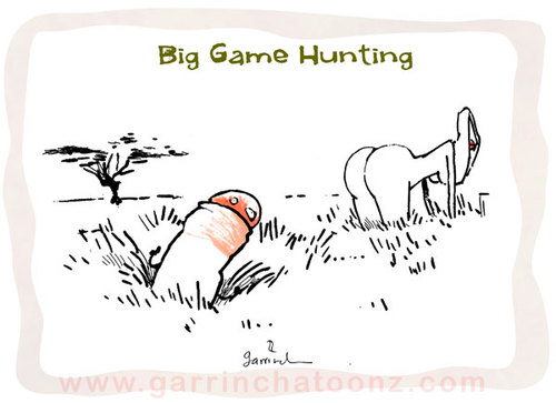 Cartoon: Big game (medium) by Garrincha tagged 