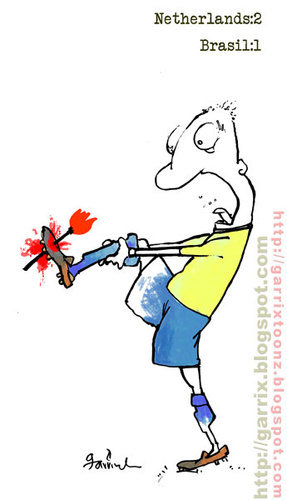 Cartoon: bye (medium) by Garrincha tagged soccer,world,cup