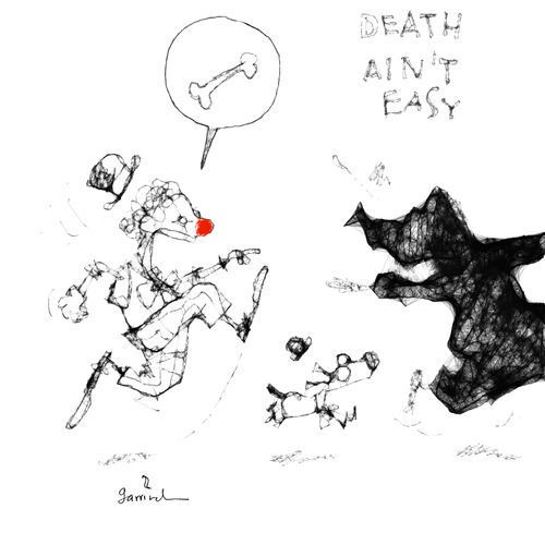 Cartoon: Death (medium) by Garrincha tagged death
