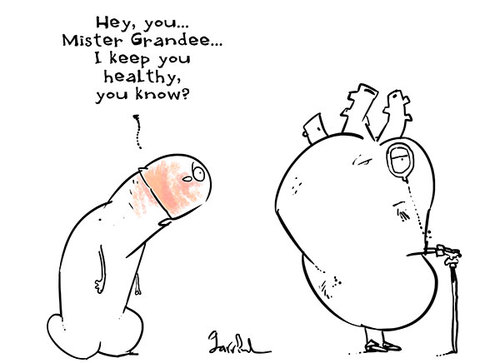 Cartoon: Grandee (medium) by Garrincha tagged dickies,heart