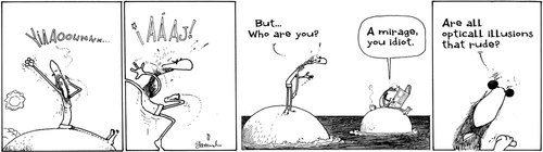 Cartoon: Mirage (medium) by Garrincha tagged strips,comic