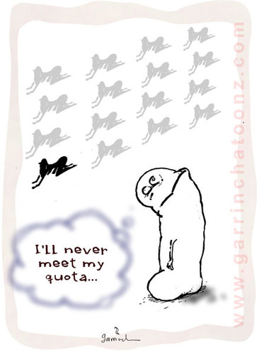 Cartoon: Quota (medium) by Garrincha tagged 
