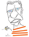 Cartoon: Chico Buarque (small) by Garrincha tagged music personalities caricature brasil chico buarque stars