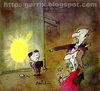 Cartoon: Creativity (small) by Garrincha tagged gag cartoon garrincha vampires kids painting
