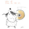 Cartoon: Ellie (small) by Garrincha tagged illustration,animals,music,sketches,photoshop,brushes