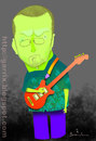 Cartoon: Eric Clapton (small) by Garrincha tagged musicians,rock,guitar